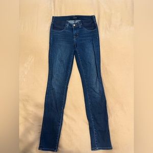 J Brand maternity jeans with elastic waste